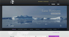 Desktop Screenshot of luxehorizonsvoyages.com